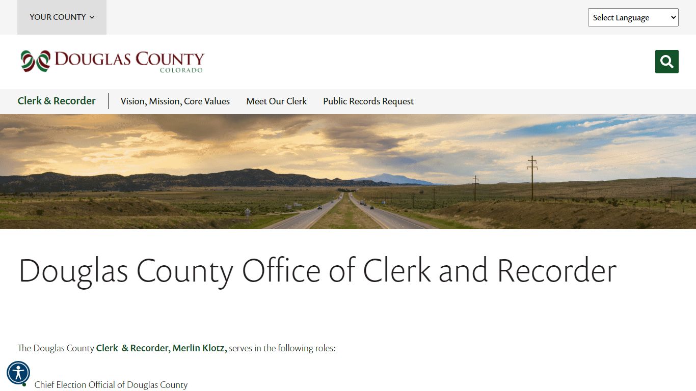 Douglas County Office of Clerk and Recorder - Douglas County